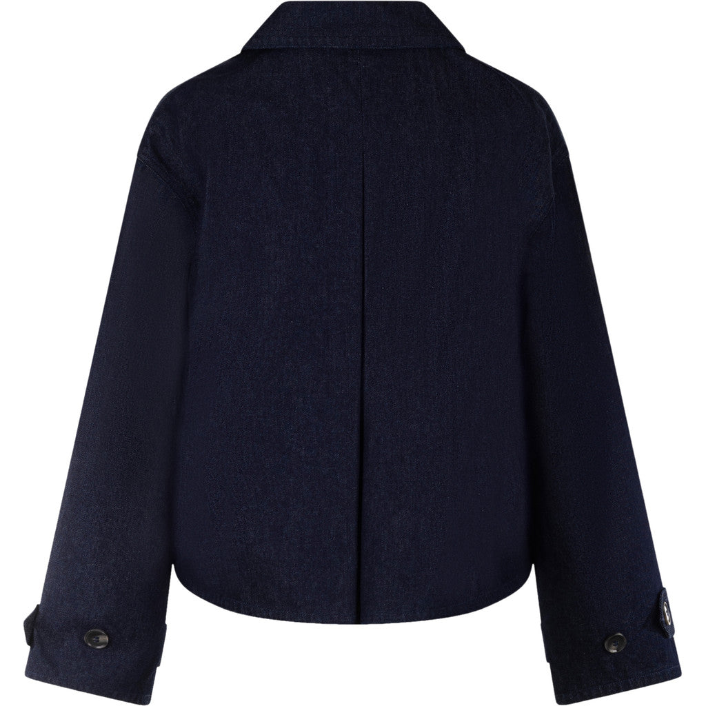 Cicely Trenchcoat - Mörkblå Denim