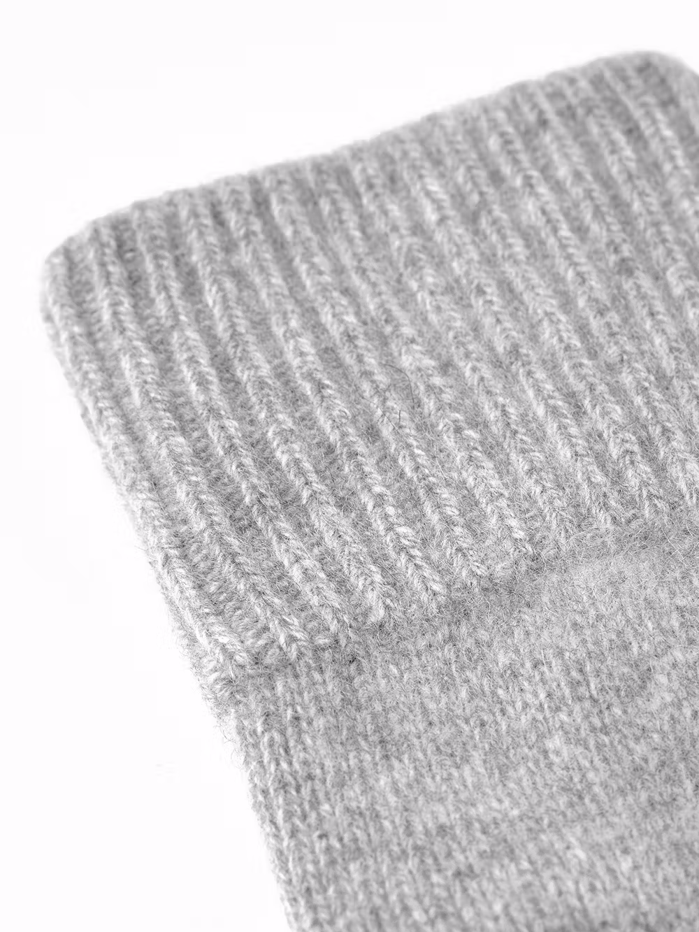 Ladies' Cashmere Mitt 2½ Bt - Light Grey