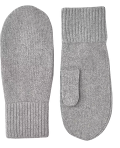 Ladies' Cashmere Mitt 2½ Bt - Light Grey