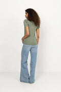 Madeleine Linen Tee - Grön