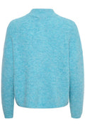 AlphaGZ Short Cardigan - Horizon Blue Melange