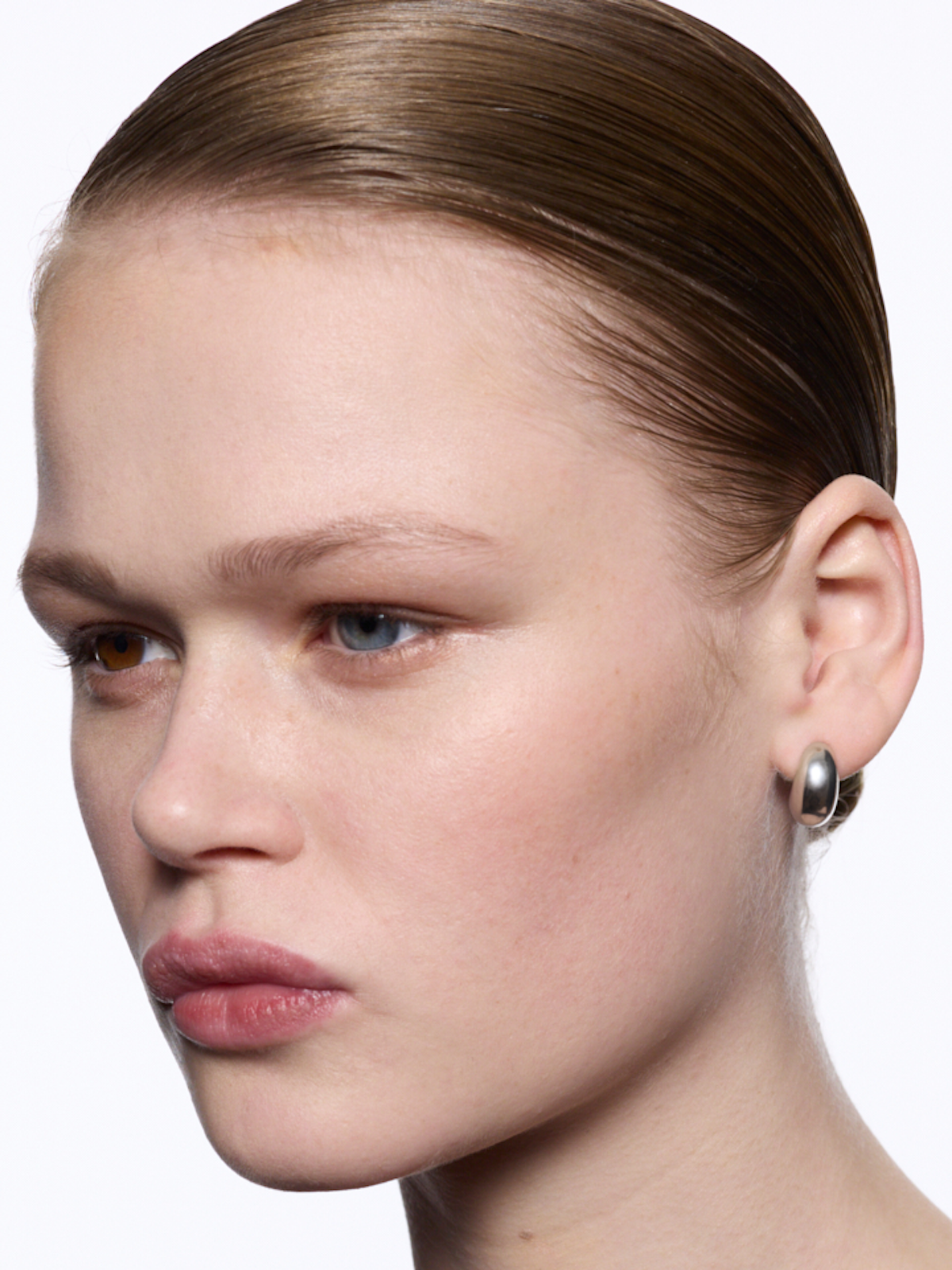 Tryvann Pillow Earring - Silver
