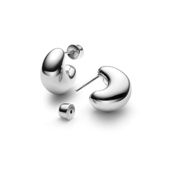 Tryvann Pillow Earring - Silver