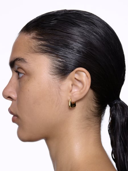 Tote Small Earrings - Gold