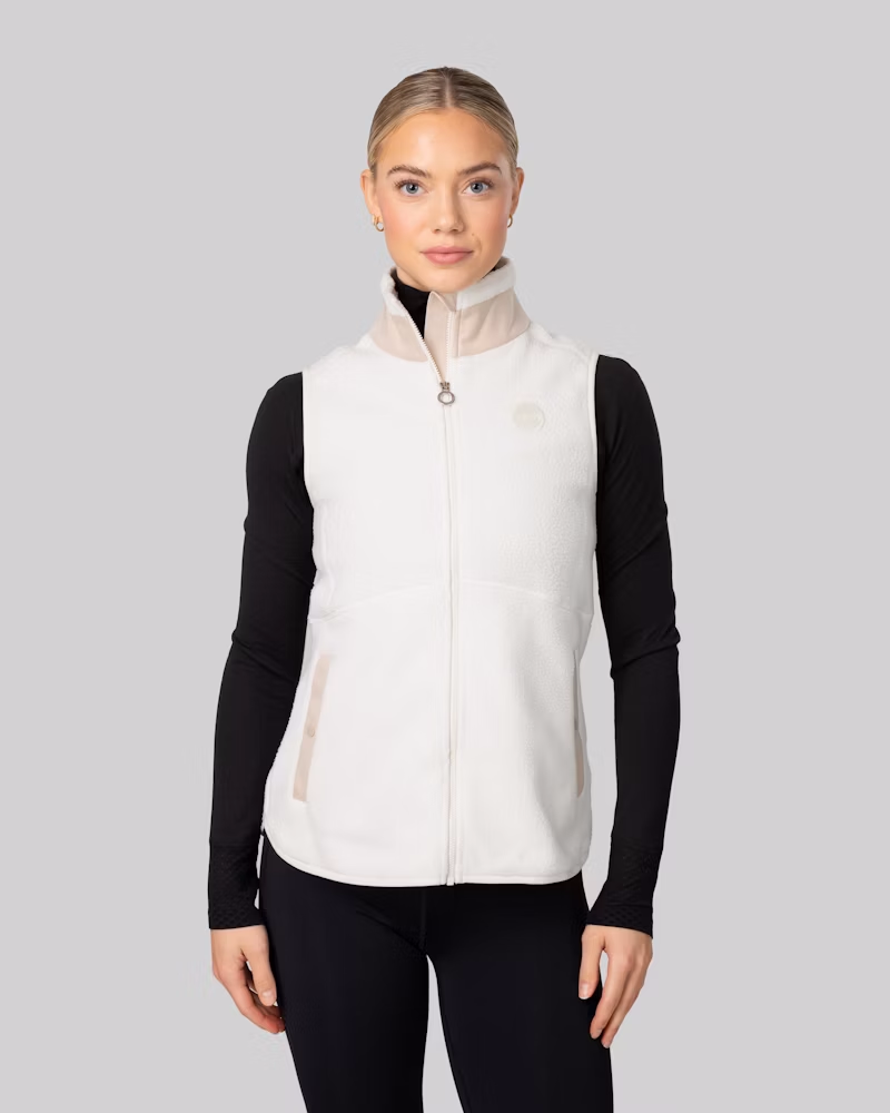 Fusion Pile Vest - Tofu White