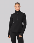 Fusion Pile Henley - Svart