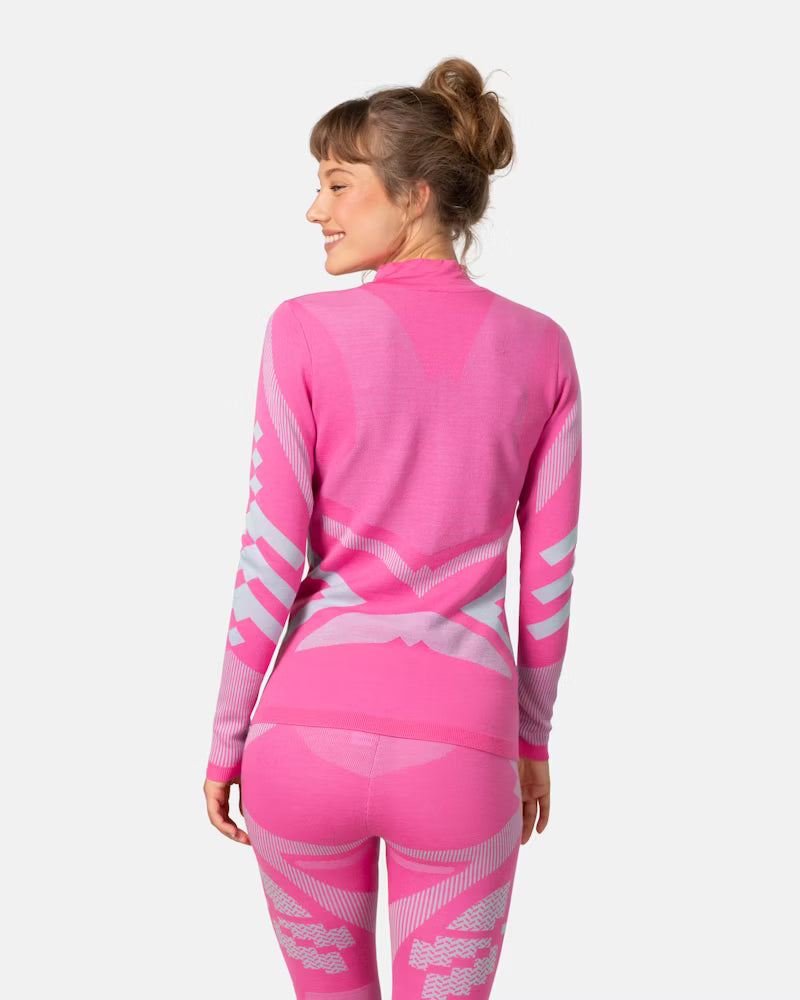 Faith Half-Zip - Bright Pink