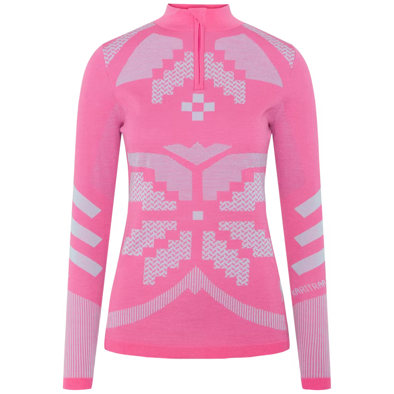 Faith Half-Zip - Bright Pink