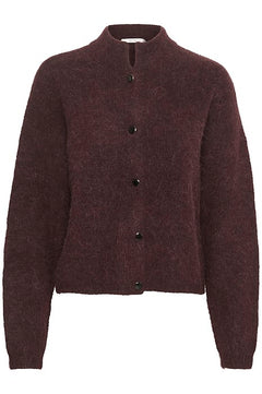 AlphaGZ Short Cardigan - Plum Melange