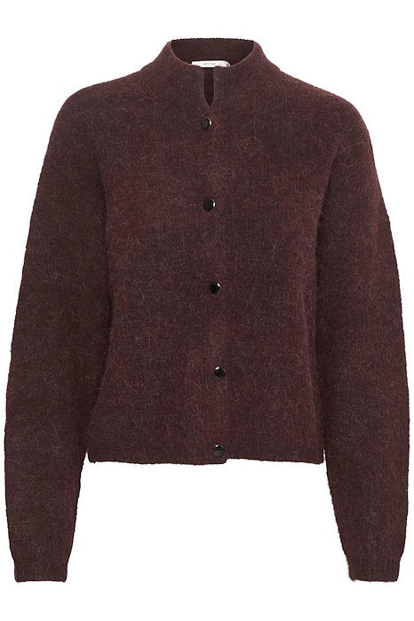 AlphaGZ Short Cardigan - Plum Melange