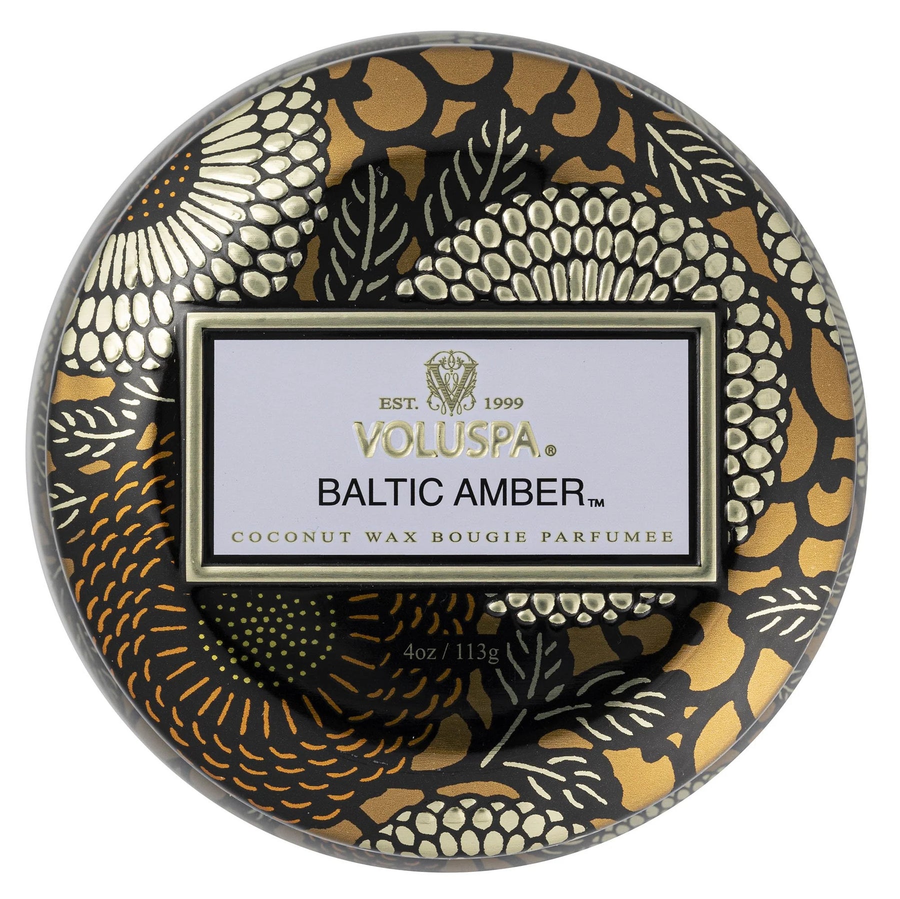 Voluspa Mini Tin Candle - Baltic Amber