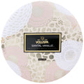 3 Wick Tin Candle - Santal Vanille