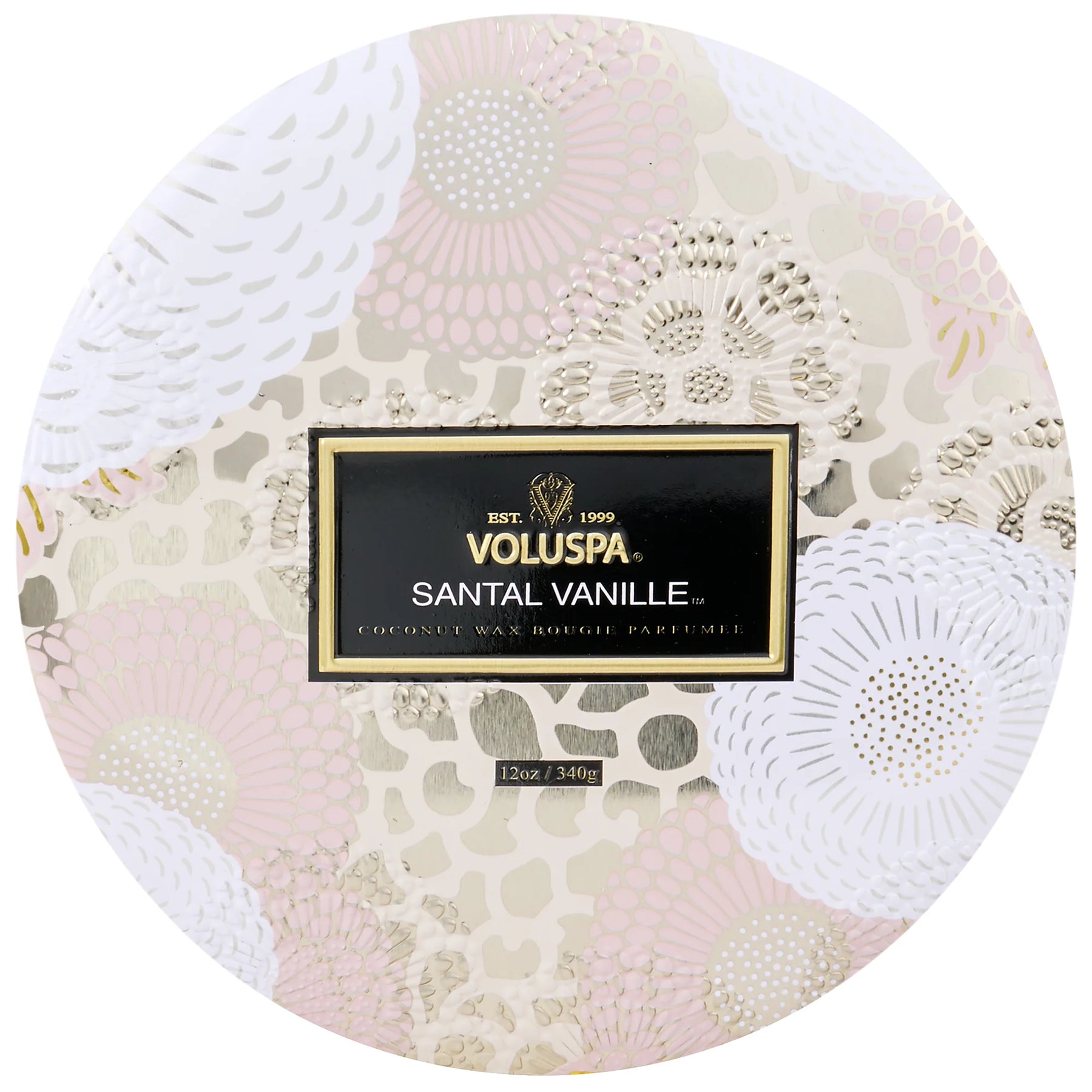 3 Wick Tin Candle - Santal Vanille