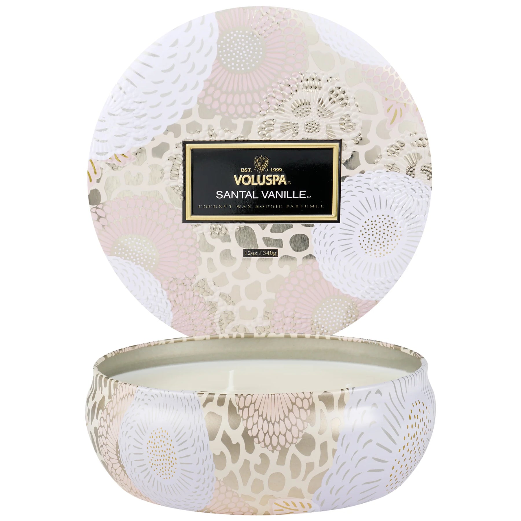 3 Wick Tin Candle - Santal Vanille