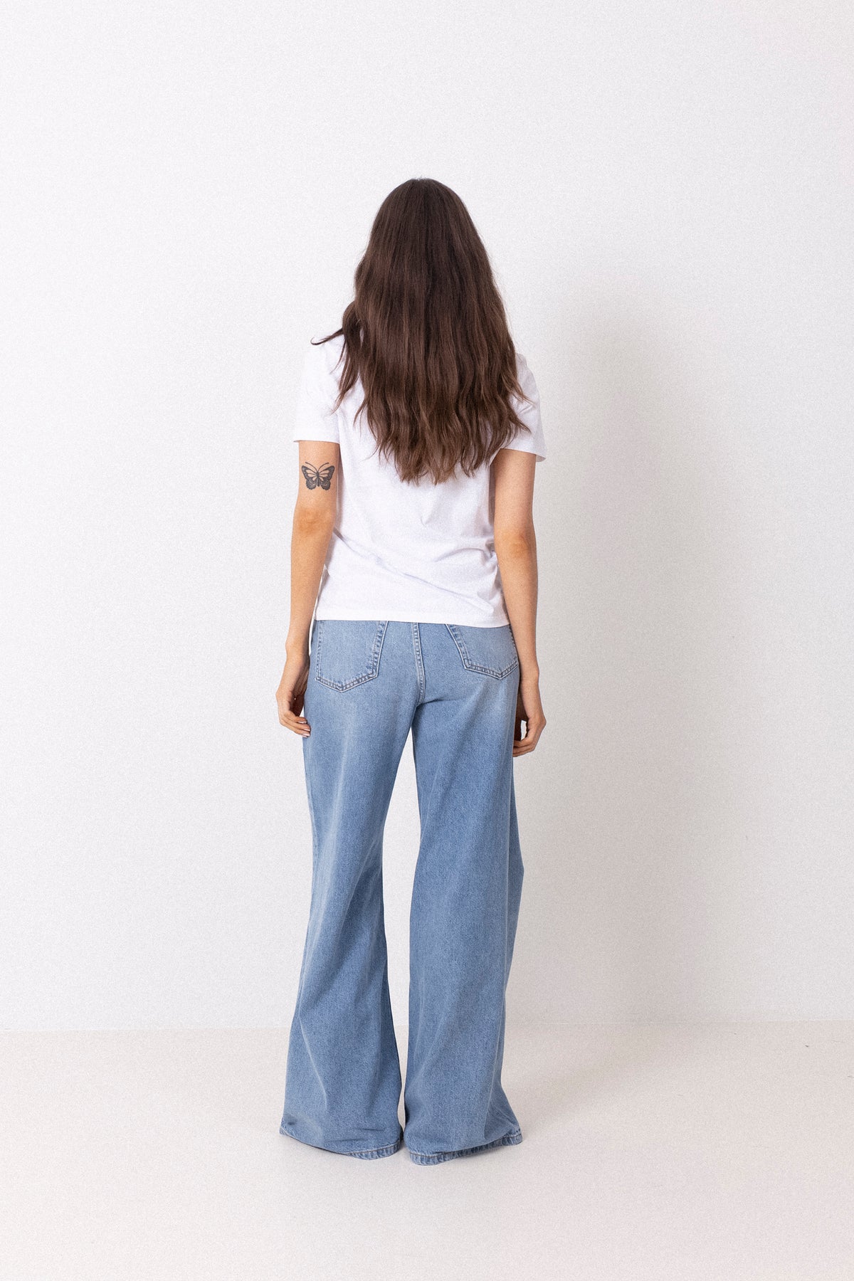 Myessential Ss O-Neck Tee - Vit