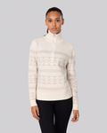 Dalsbygda Woolmix Halfzip-tröja - Tofu White
