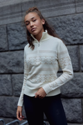 Dalsbygda Woolmix Halfzip-tröja - Tofu White
