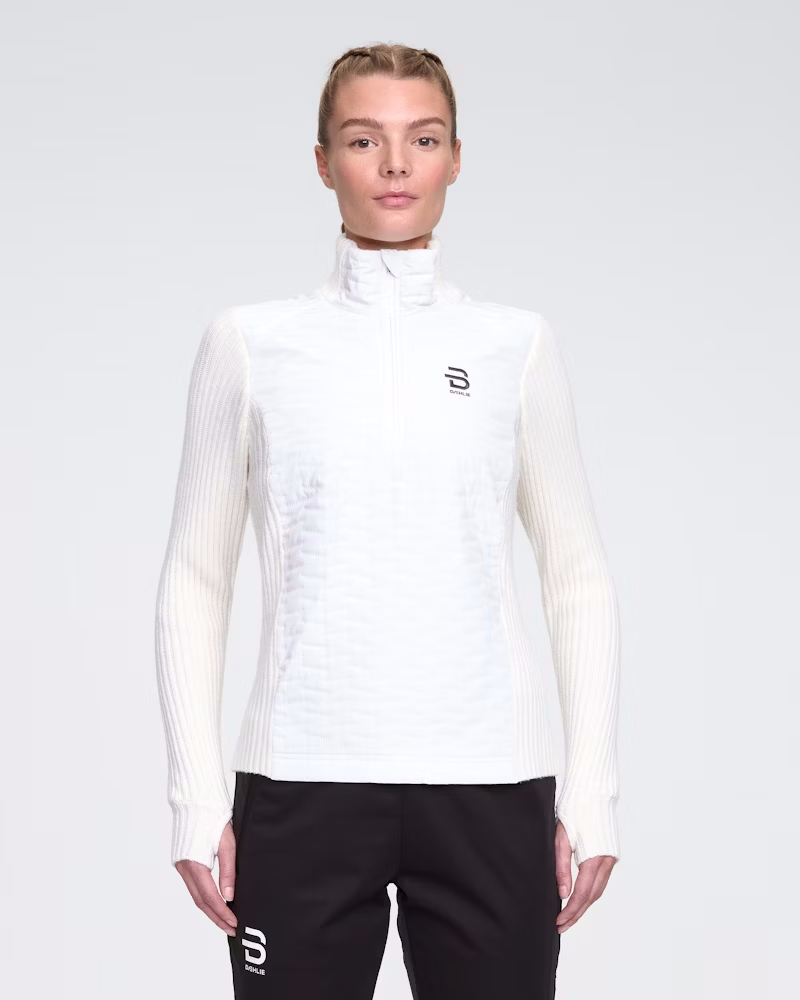 Half Zip Comfy 2.0 - Snow White
