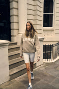 W. Varsity Hoodie - Sand
