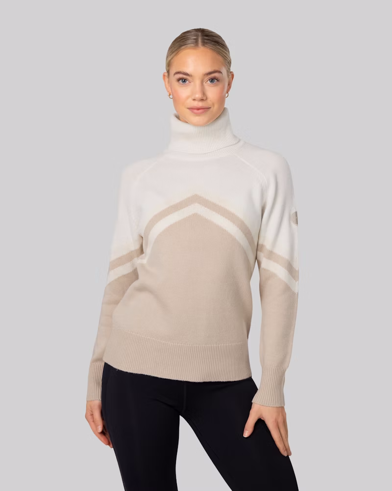 Alpine Woolmix Rollerneck - Beige