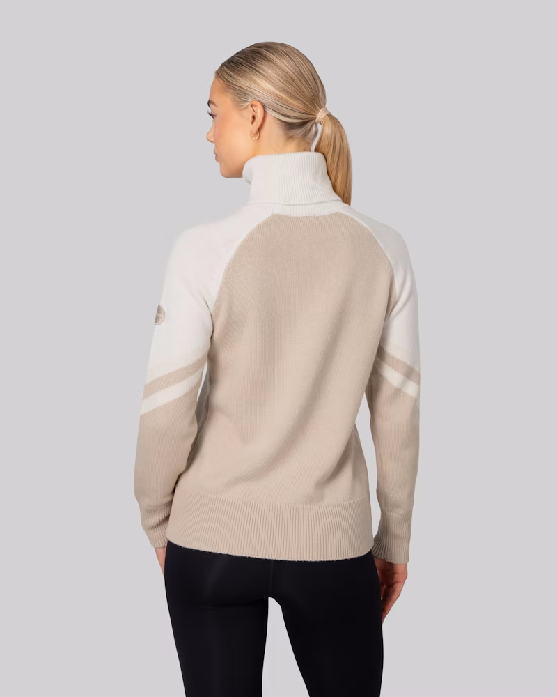 Alpine Woolmix Rollerneck - Beige