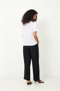 Vilja Linen SS Tee - Bright White