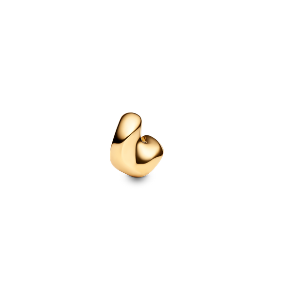 Saddle Earrings Small - Guld