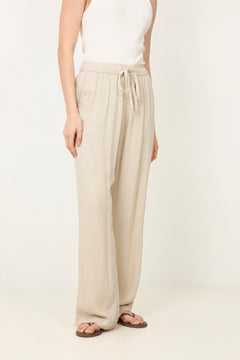 Sonar Drapy Linen Pants - Natural