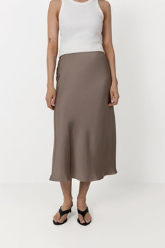 Bovary Skirt - Dark Taupe