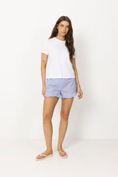 Sonja Shorts - Blue/White Stribe