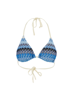 Amber Bel Bikini Top - Dazzling Blue