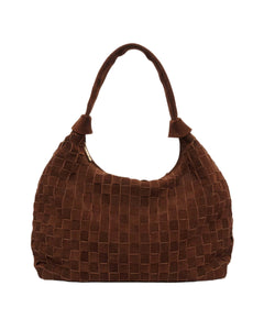 Big Dandy Braided Suede - Dark Brown W. Gold