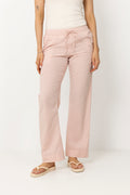 Sonar Linen Pants - Rose Smoke