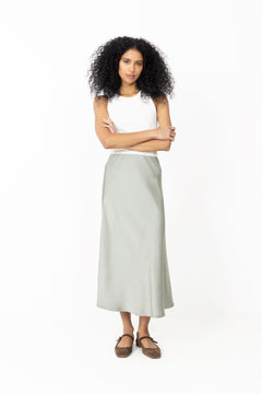 Bovary Skirt - Smoke Green