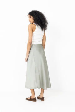 Bovary Skirt - Smoke Green