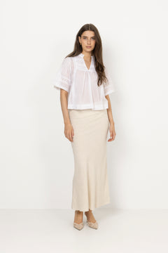 Viso Linen Skirt - Natural