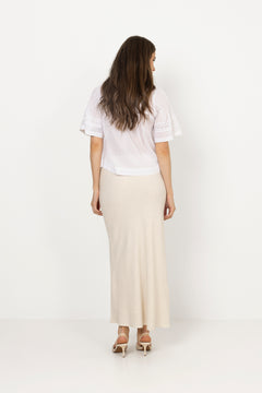 Viso Linen Skirt - Natural