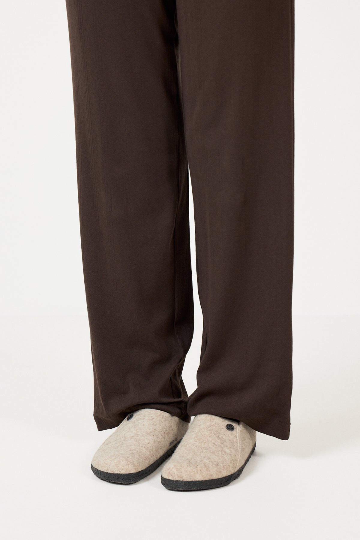 Zermatt Shearling Wool Felt Narrow - Eggnog