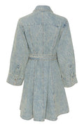 GiannaGZ Short Dress - Blue/White Marble
