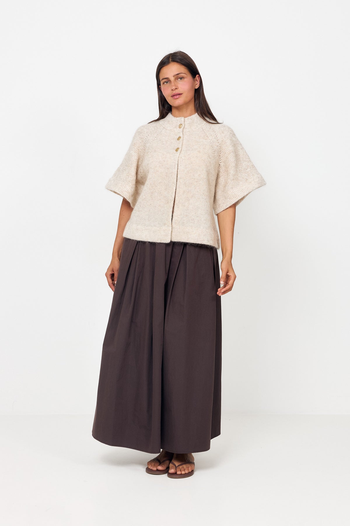 Vilanie Cardigan - Sandstorm Melange