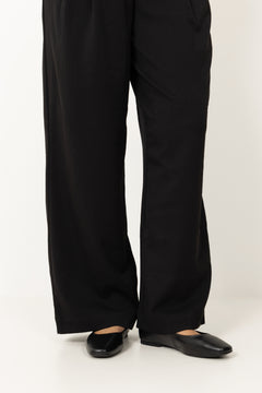 Trieste Ballerina Leather - Black