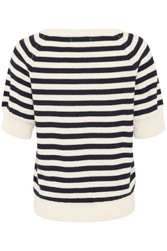GlenniePW Pullover - Dark Navy Stripe