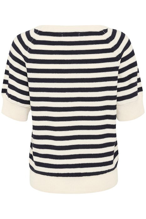 GlenniePW Pullover - Dark Navy Stripe