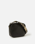 Logo Camera Crossbody Bag - Black