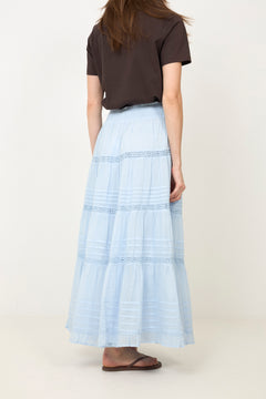Felicia S Voile Skirt - Light Blue