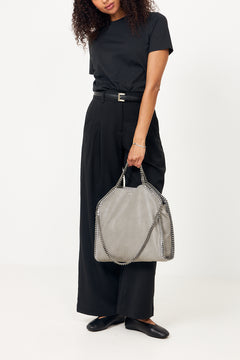 Falabella Fold-Over Tote Bag - Light Grey