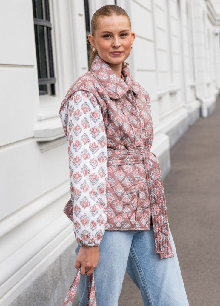 Sheila Jacket - Pink Rush/Ice Cream