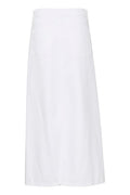 MilyGZ Hw Long Skirt - White Wash