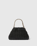 Falabella Popcorn Drawstring Crossbody Bag - Svart