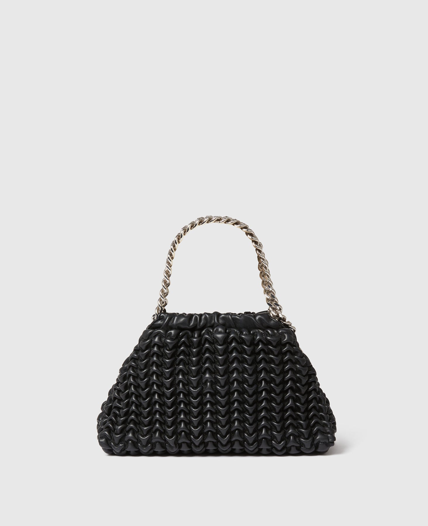 Falabella Popcorn Drawstring Crossbody Bag - Svart